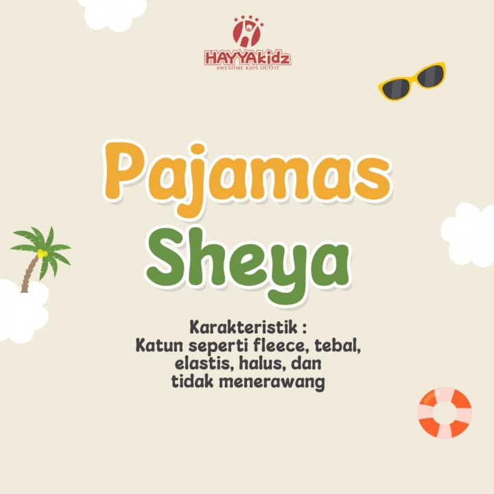 SERI 1 SHEYA  PANJANG PANJANG SET PIYAMA