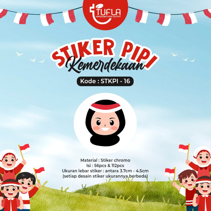 FAST PO STIKER PIPI KEMERDEKAAN