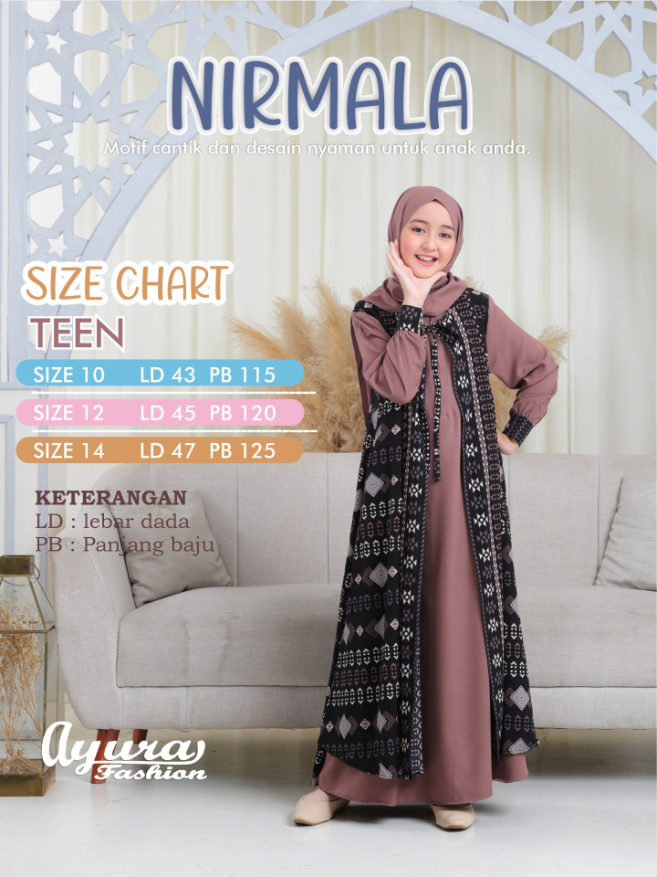 READY STOK GAMIS NIRMALA BY AYURA FASHION