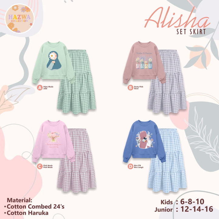 PO SET SKIRT ALISHA BY HAZWA