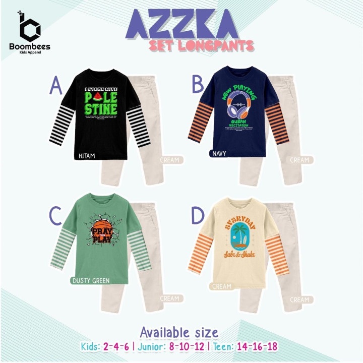 PO AZZKA SET LONGPANTS BY BOOMBEES