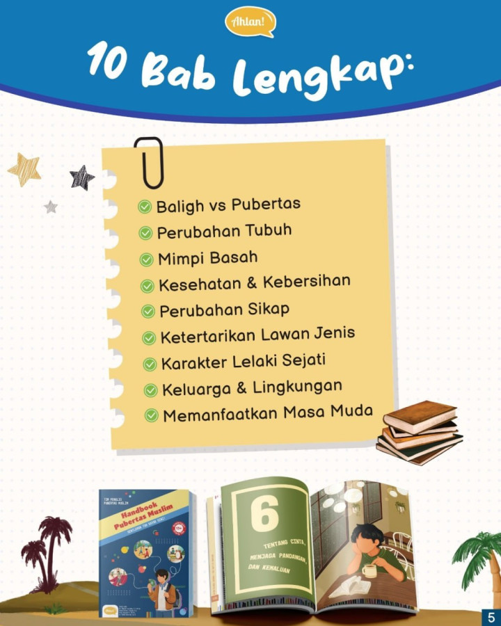 PO HANDBOOK PUBERTAS MUSLIM - AHLAN (Early Bird sampai tgl 22 juli)