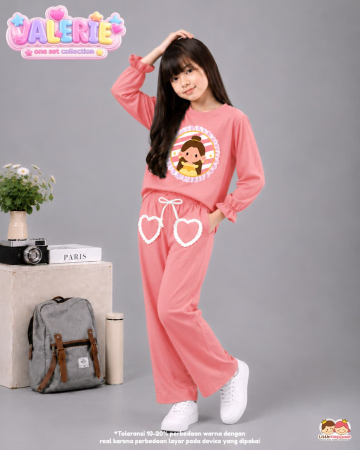 PO SET  VALERIE COLLECTION BY LITTLE KING QUEEN