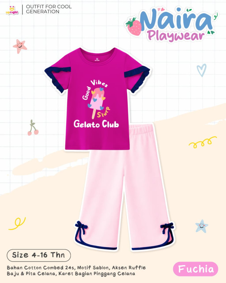 PO NAIRA PLAYWEAR BY UPRIGHT 