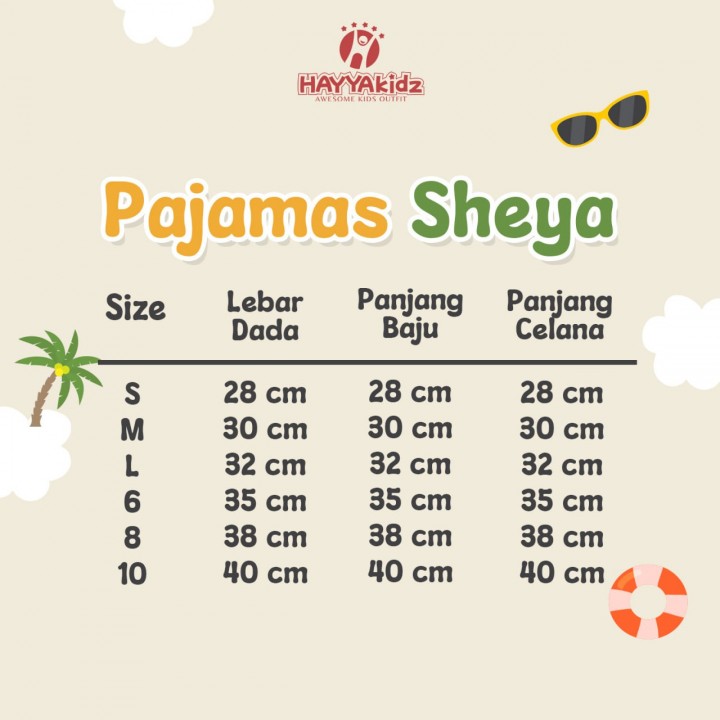 SERI 1 SHEYA  PANJANG PANJANG SET PIYAMA