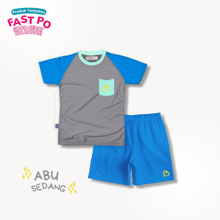 FAST PO ITACHI SERI 2 SET T-SHIRT THREETONE