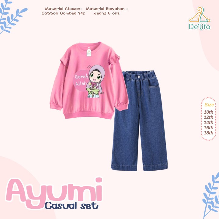 PO AYUMI CASUAL SET AINUN BY DE LIFA