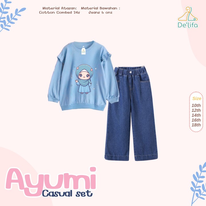 PO AYUMI CASUAL SET AINUN BY DE LIFA