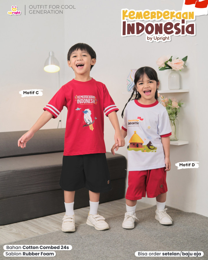 PO SET KEMERDEKAAN INDONESIA SERIES (JUN TEEN) BY UPRIGHT