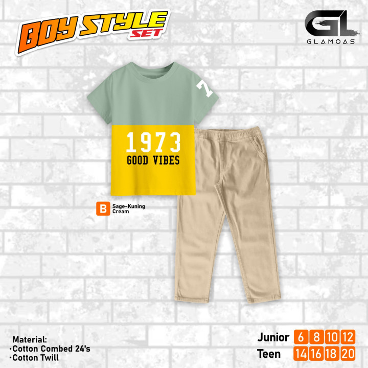PO SET BOY STYLE BY GLAMOAS