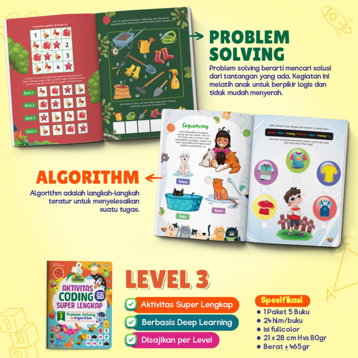 PO AKTIVITAS CODING SUPER LENGKAP SD JILID 1