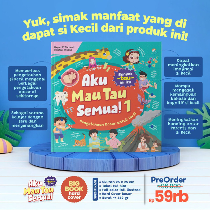 PO BUKU AKU MAU TAHU SEMUA JILID 1 BY ZIYADBOOKS