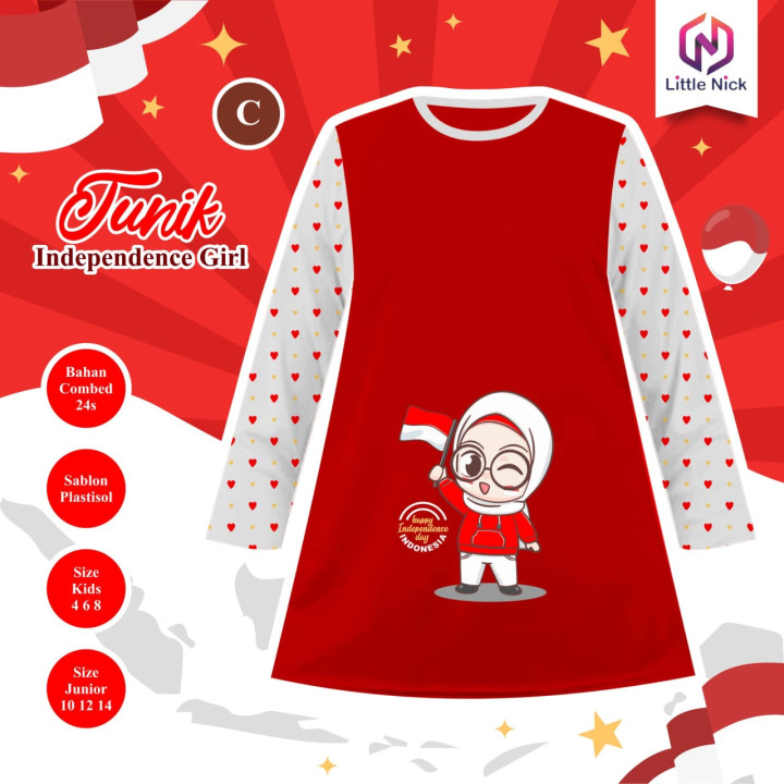 PO TUNIK INDEPENDENCE GIRL BY LITTLE NICK