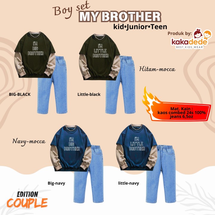 PO MY BROTHER BOY SET KIDS BY KAKADEDE