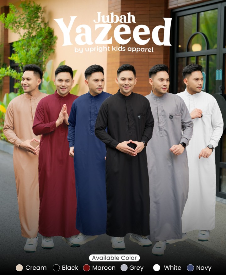 PO JUBAH YAZEED DEWASA BY UPRIGHT KIDS APPAREL