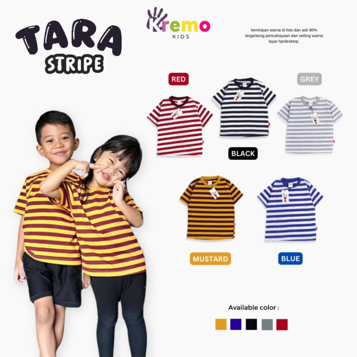 FAST PO TARA STRIPE T-SHIRT