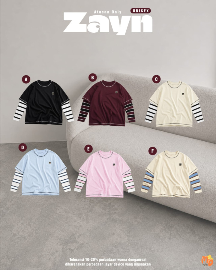 PO TSHIRT ZAYN UNISEX