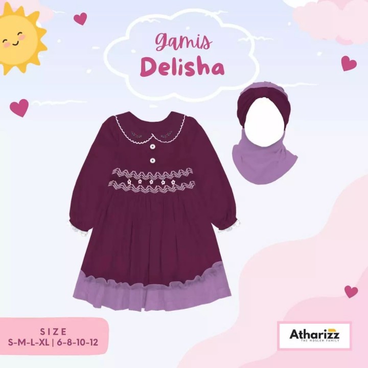 GAMIS DELISHA BY ATHARIZZ