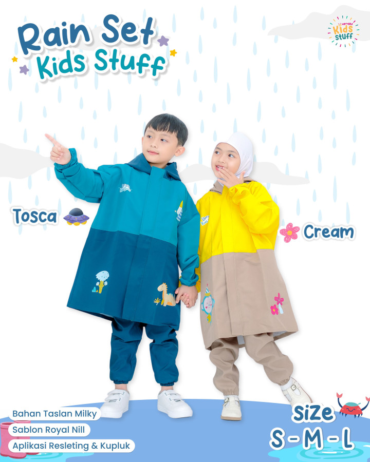 PO RAIN SET BY UPRIGHT KIDS STUFF