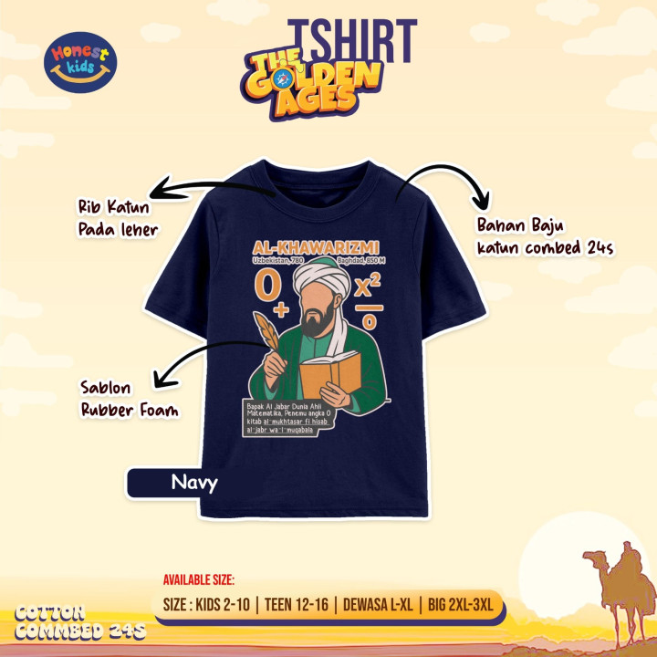 PO T-SHIRT THE GOLDEN AGES SERIES (KIDS & TEN) BY HONESTKIDS