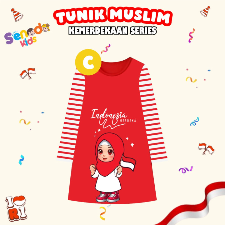 PO TUNIK MUSLIM KEMERDEKAAN SERIES BY SENADA KIDS