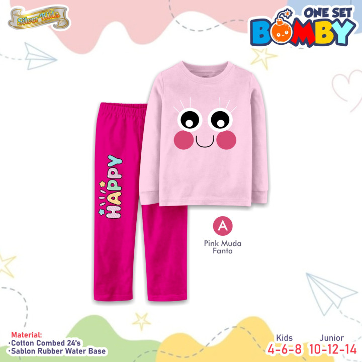 PO SET PIYAMA BOMBY BY SILVER KIDS