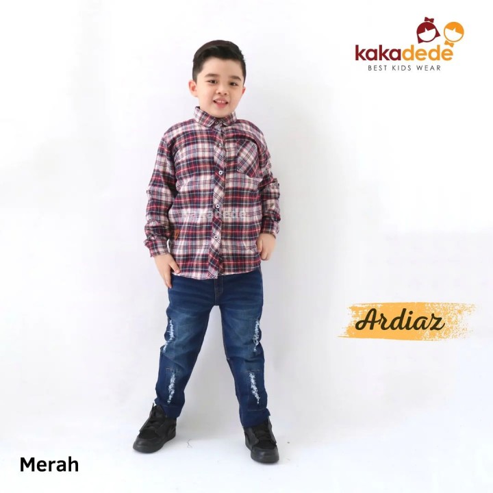 KEMEJA FLANEL PANJANG ARDIAZ BY KAKADEDE