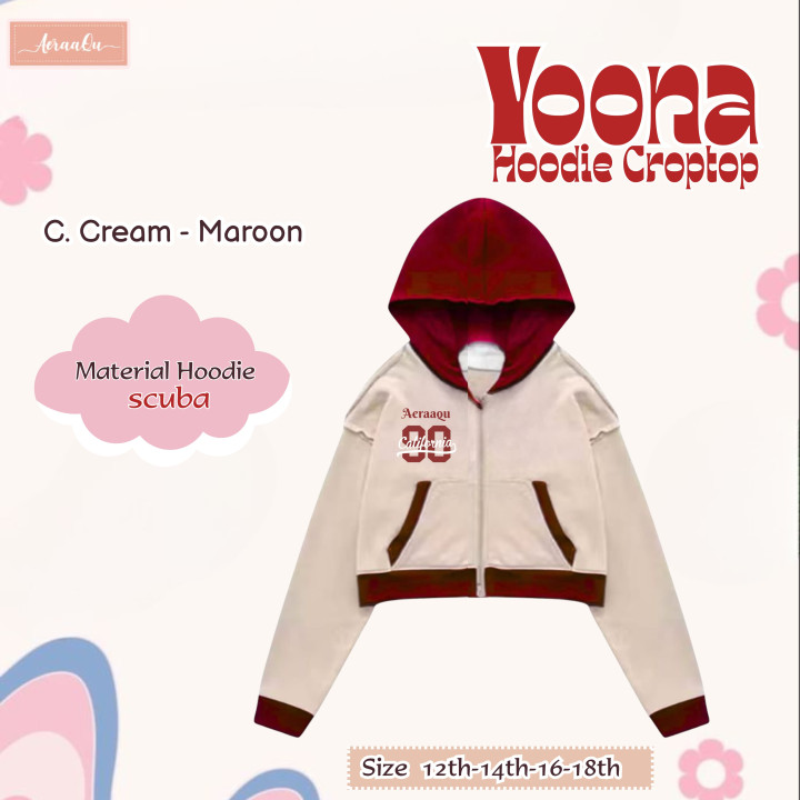 PO YOONA HOODIE CROPTOP BY AERAAQU