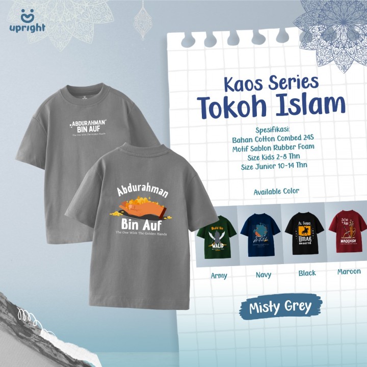 PO KAOS SERIES TOKOH ISLAM BY UPRIGHT KIDS