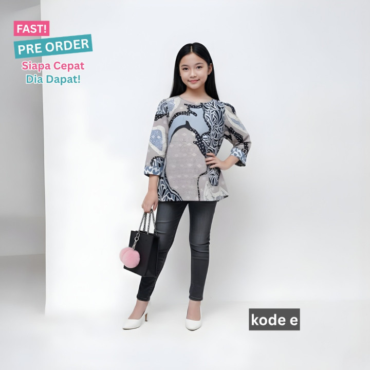FAST PO ADEEVA BATIK ANAK PEREMPUAN