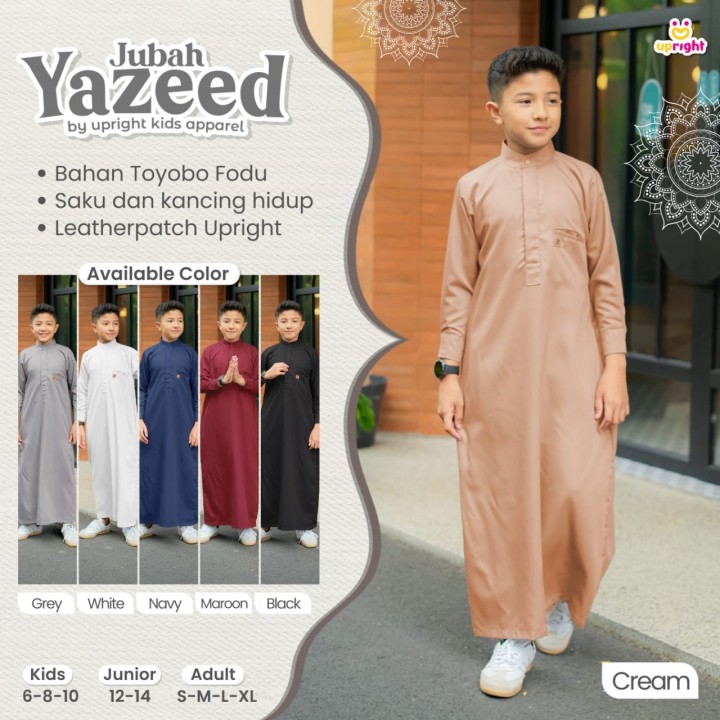 PO JUBAH YAZEED KIDS JUN BY UPRIGHT KIDS APPAREL