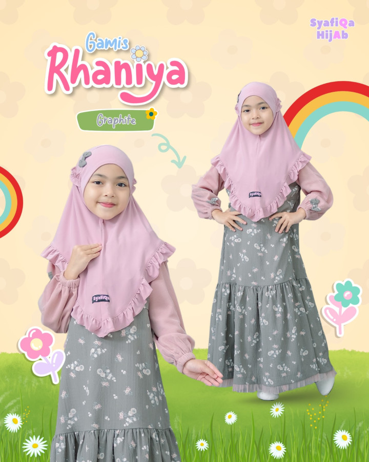 PO GAMIS RHANIYA SET BY SYAFIQA HIJAB