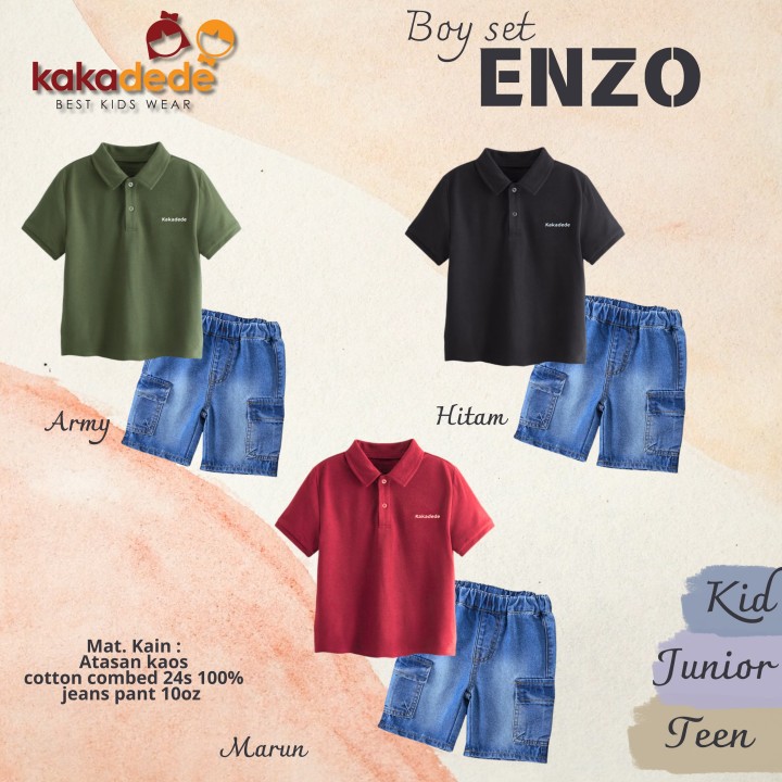 PO ENZO SET KIDS BY KAKADEDE