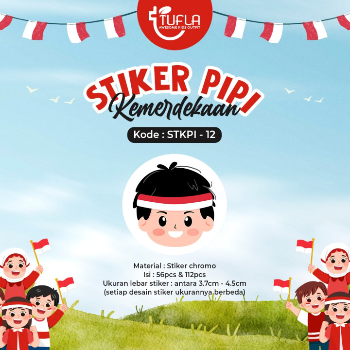 FAST PO STIKER PIPI KEMERDEKAAN