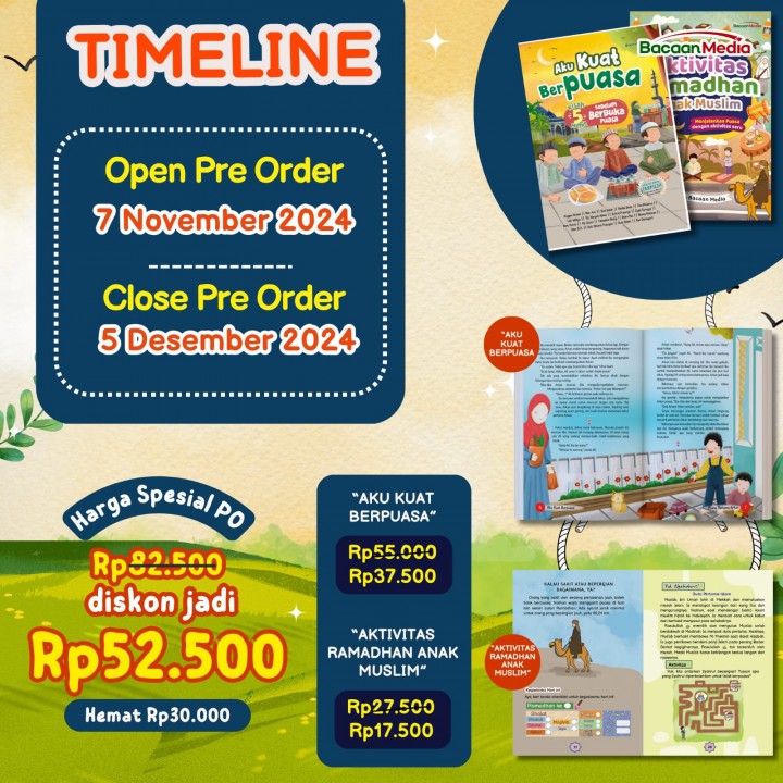 PO BUNDLING BUKU AKTIVITAS RAMADHAN DAN ANAK KUAT BERPUASA