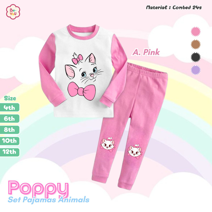 PO POPPY SET PAJAMAS ANIMAL BY BE YOU