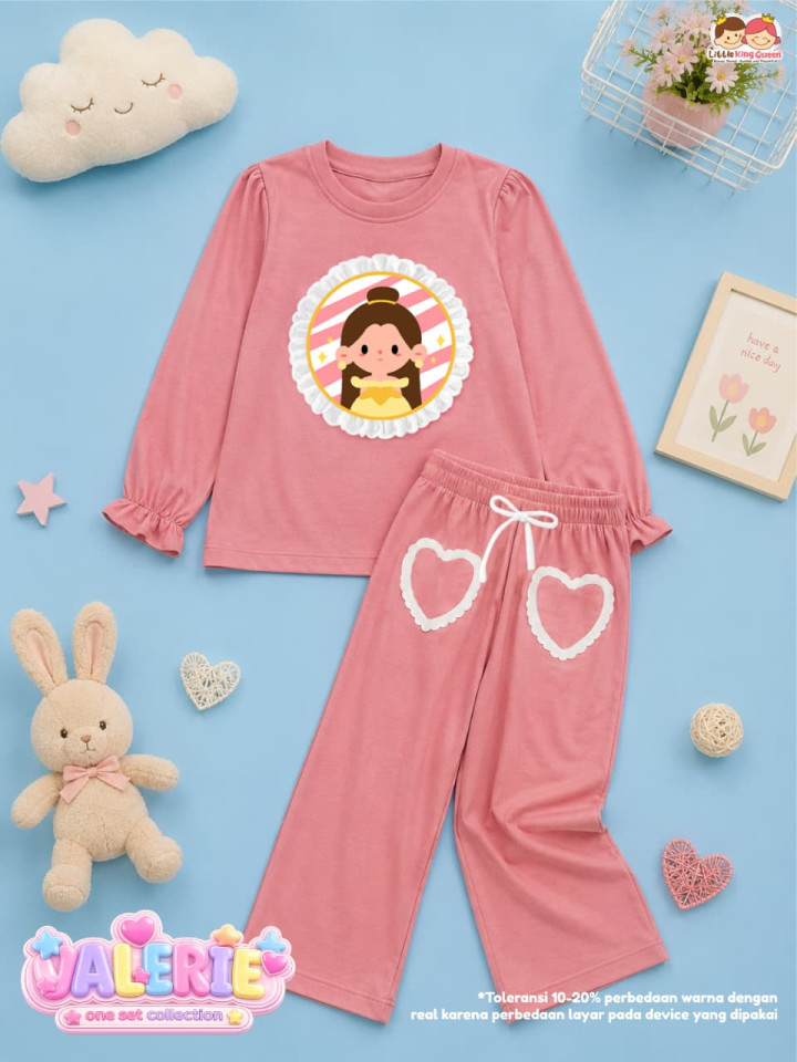 PO SET  VALERIE COLLECTION BY LITTLE KING QUEEN
