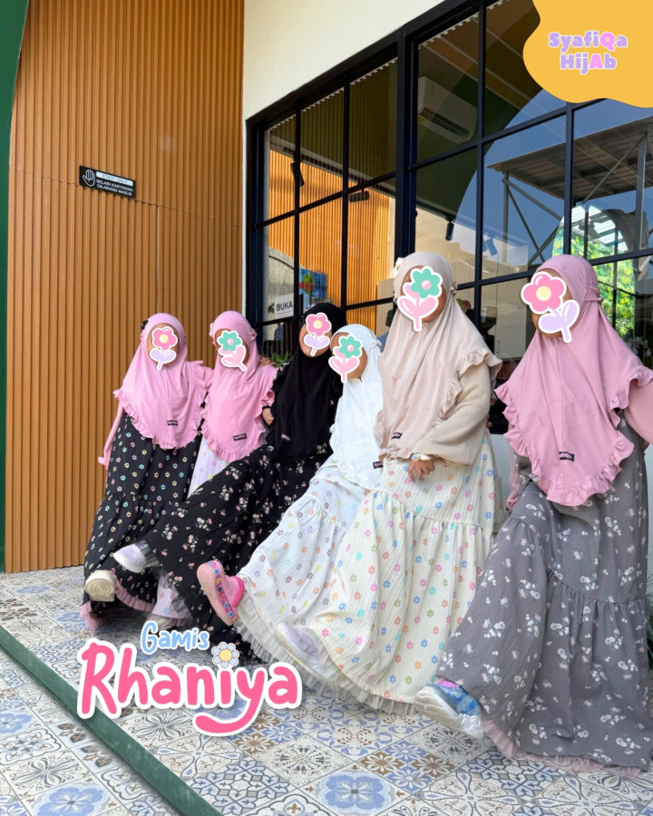PO GAMIS RHANIYA SET BY SYAFIQA HIJAB