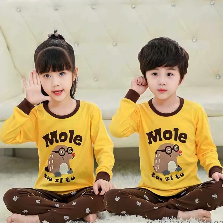 SERI 3 SHEYA PANJANG PANJANG SET PIYAMA ANAK