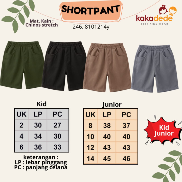 PO SHORTPANT DAILY SATUAN BY KAKADEDE