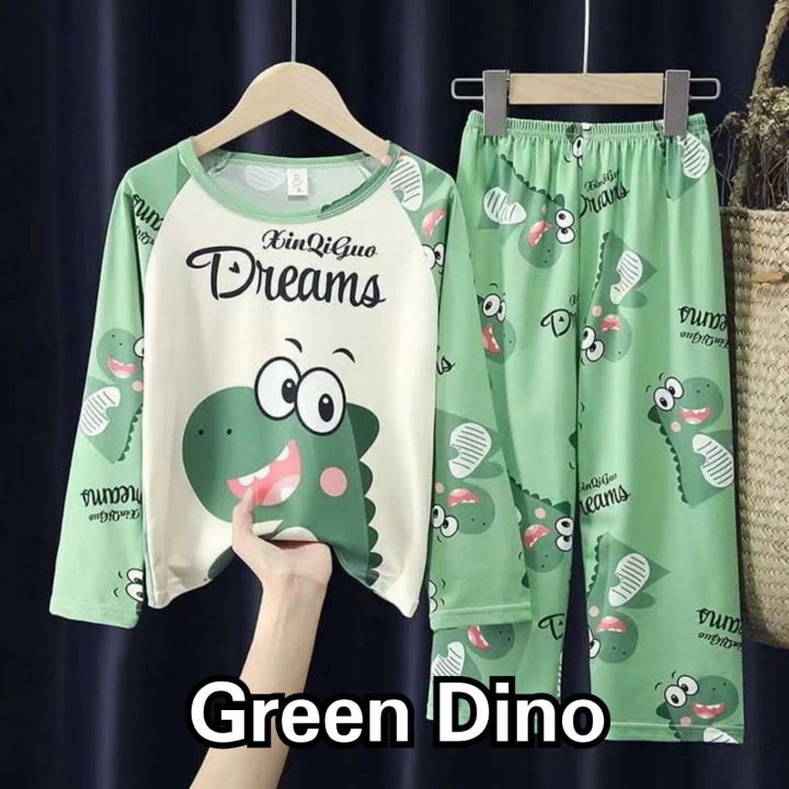 SERI 5 MOOSE PANJANG PANJANG SET PIYAMA ANAK