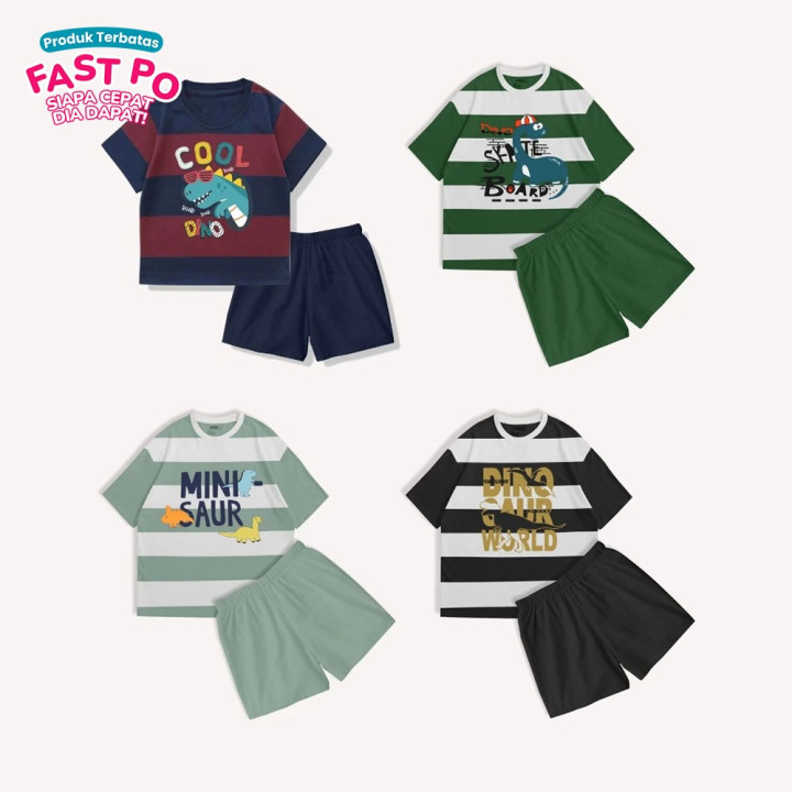 FAST PO DINO SALUR SET BOY