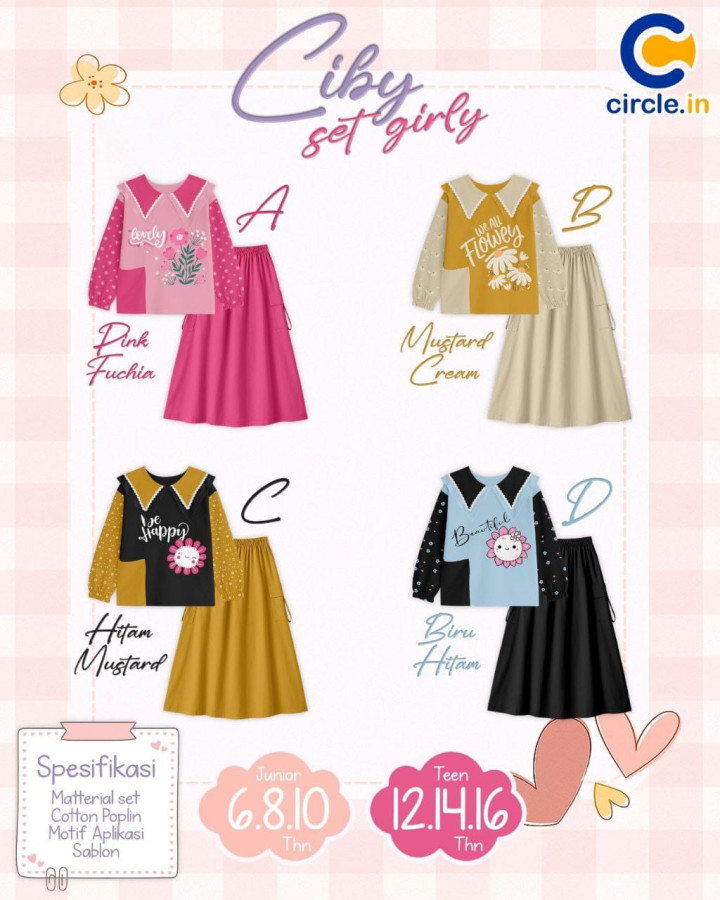 PO CIBY SET GIRLY BY CIRCLE INN