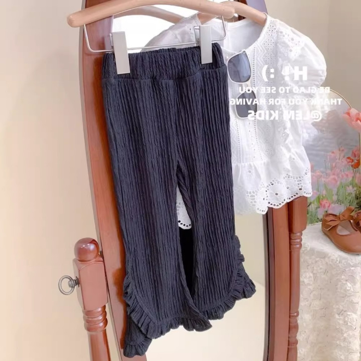 FAST PO HAKUMEI RUFFLE LONG PANTS