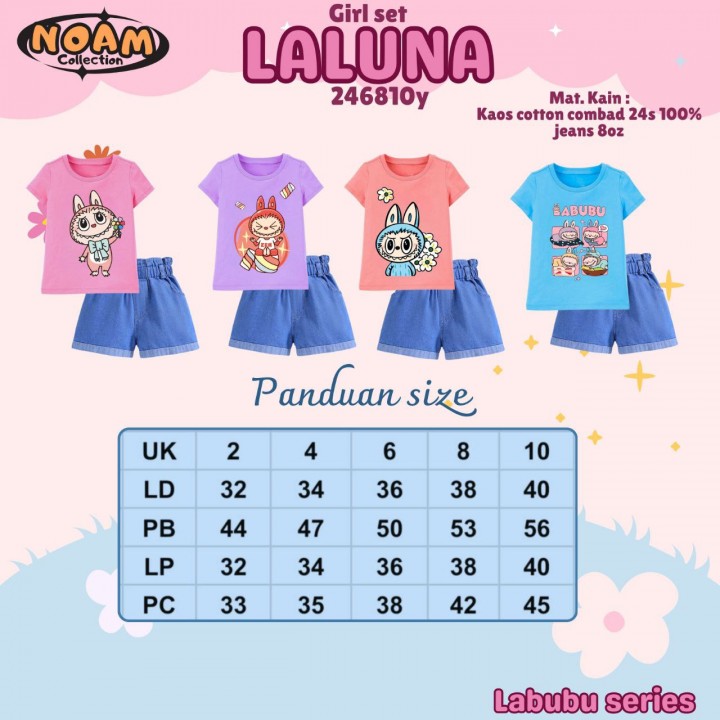 PO LALUNA SET GIRL BY NOAM