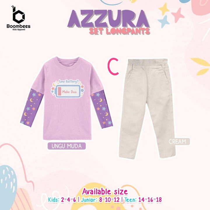 PO AZZURA SET LONGPANTS BY BOOMBEES