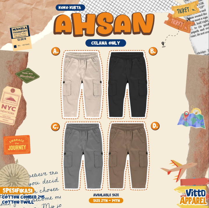 PO AHSAN PANTS BY VITTO