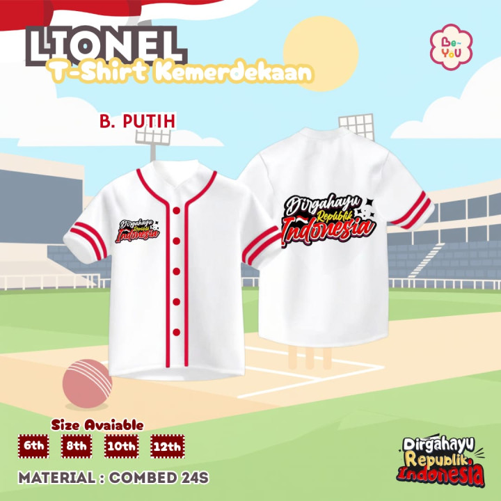PO LIONEL TSHIRT KEMERDEKAAN BY BE YOU