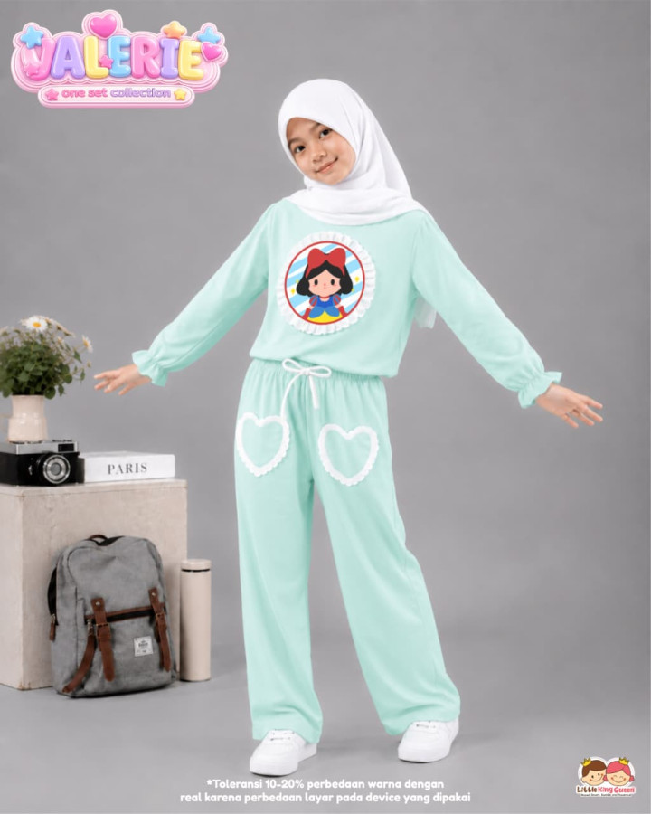 PO SET  VALERIE COLLECTION BY LITTLE KING QUEEN