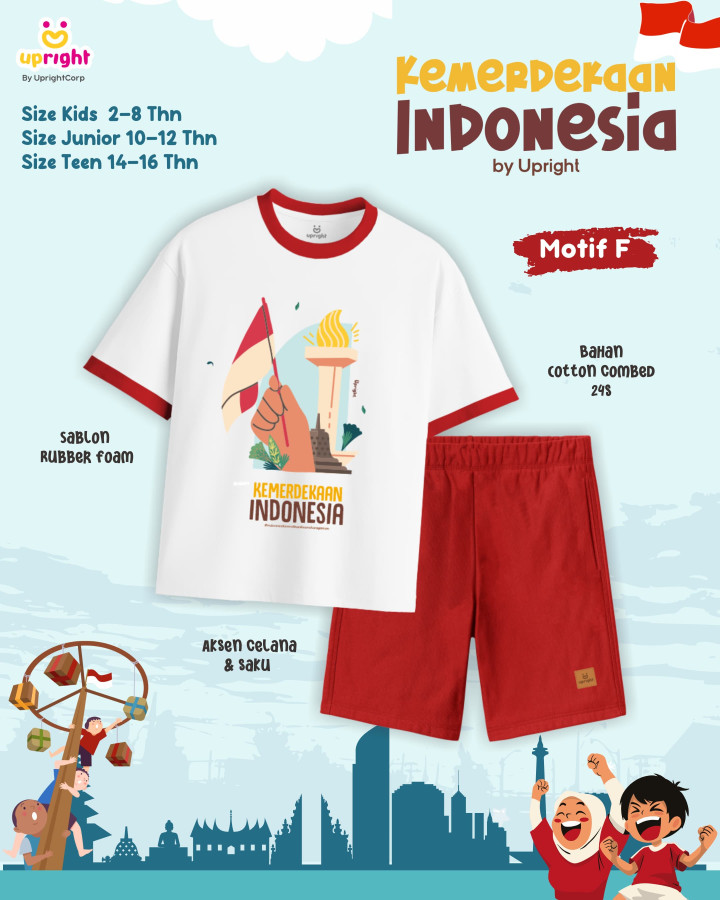PO SET KEMERDEKAAN INDONESIA SERIES (JUN TEEN) BY UPRIGHT